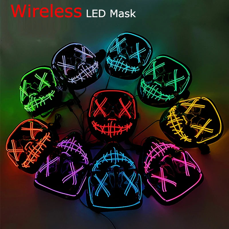 Neon LED Mask