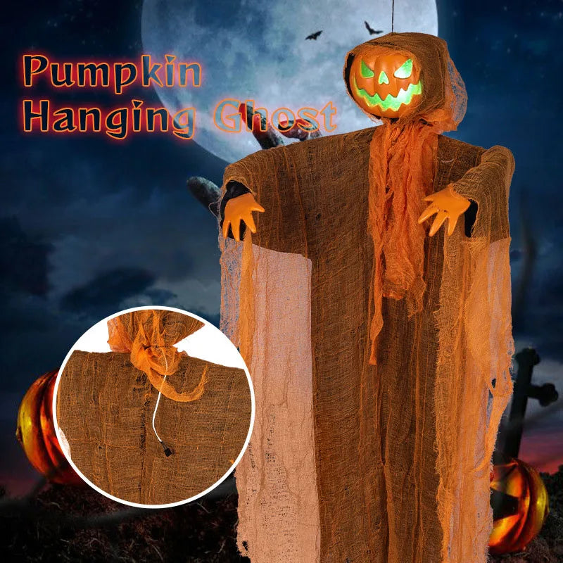 Hanging Pumpkin Scarecrow